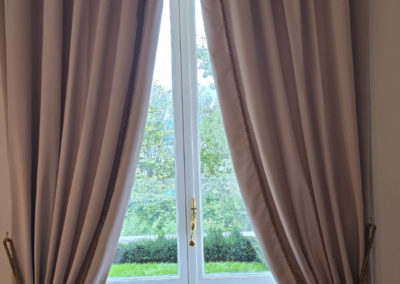 RIDEAUX SATIN DOUBLÉ