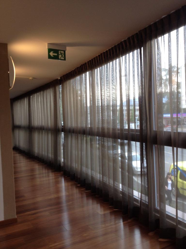 Rideaux voilage sur mesure clinique Maisonneuve
